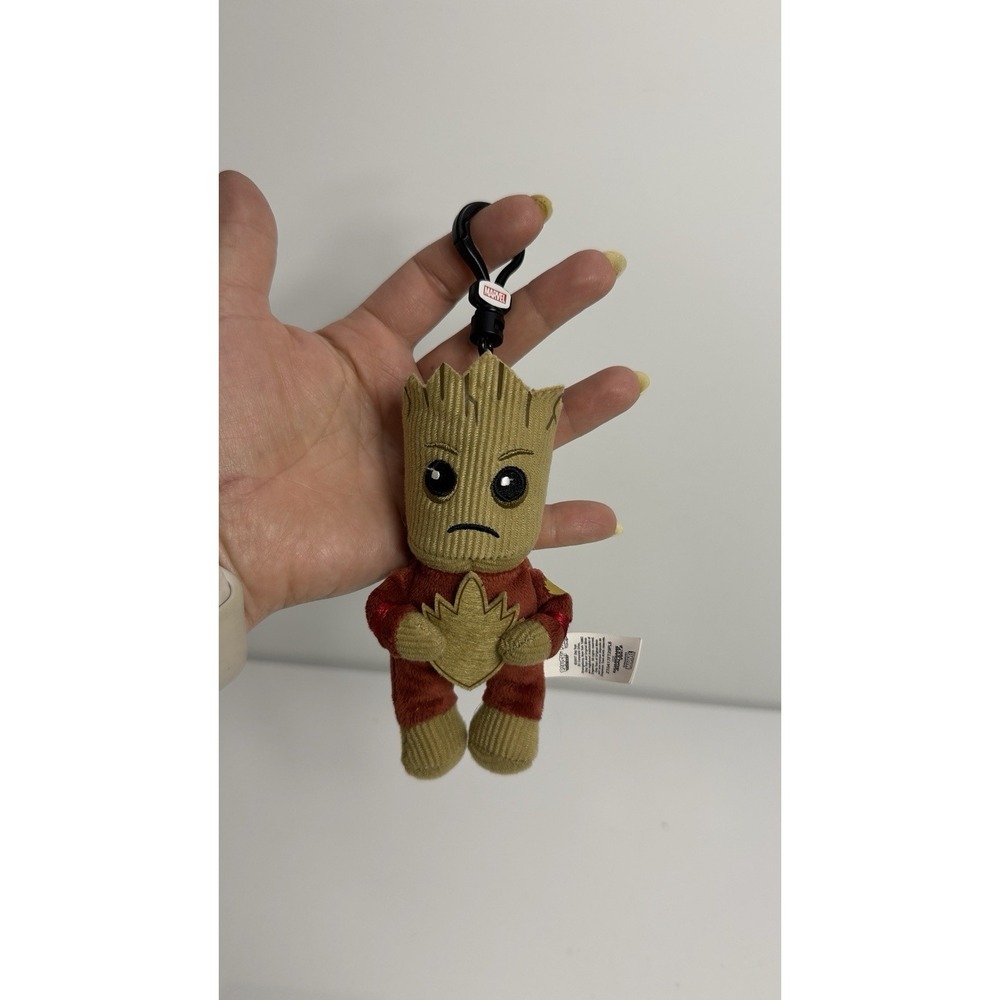 Marvel Guardians of the Galaxy Baby Groot 6"Plush Keychain Clip On Zag Toys 2017